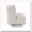 Chaise d'appoint pivotante rembourrée-1820311845
