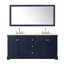 Meuble-lavabo double autoportant 60 po avec plateau Avery-98251170-98251171-98251173