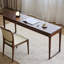 Bureau d'écriture en bois de noyer durable à 3 tiroirs-191671718