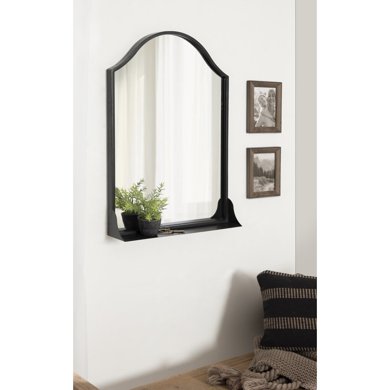 Miroir mural Dukene, Noir, 20 po x 30 po