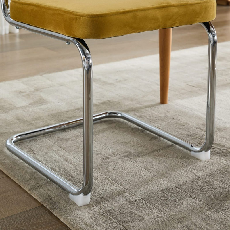 Ensemble de 2 chaises de salle à manger Modern, Doré