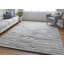 Broadfield Striped Hand-Knotted Wool Area Rug in Ivory-1601942308