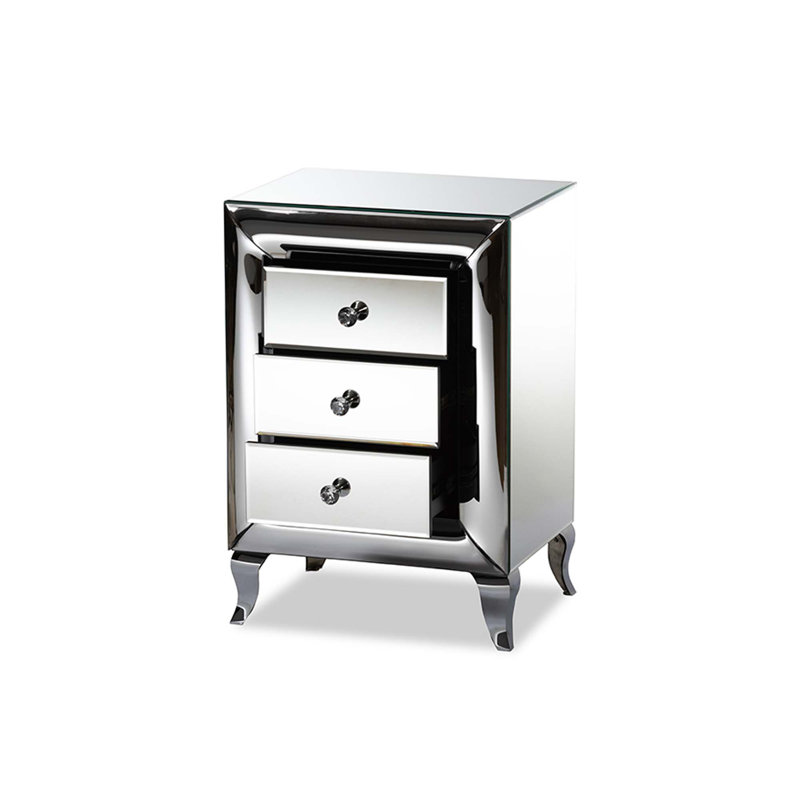 Table de chevet 3 tiroirs Lexington