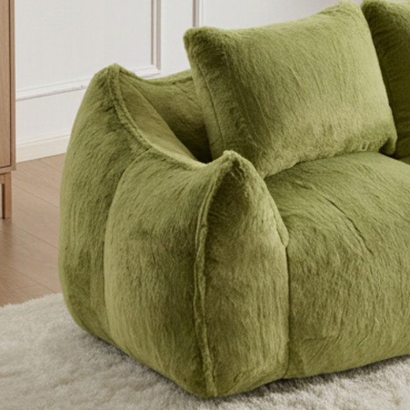 Fauteuil de lecture Loveseat Leisure, Tissu vert