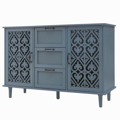 2 Door 3 Drawer Cabinet, American Furniture, Suitable For Bedroom, Living Room, Study
