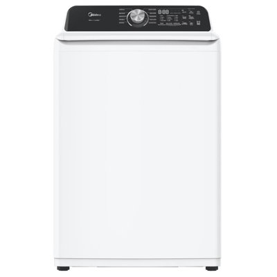 Machine à laver à onde ondulée 4,5 pi cu avec cuve en acier inoxydable (blanc)