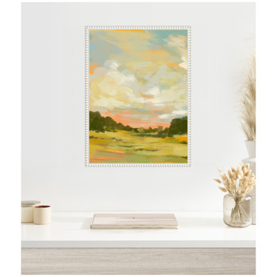 «Landscape 2» par Annie Quigley, reproduction d'art sur toile encadrée