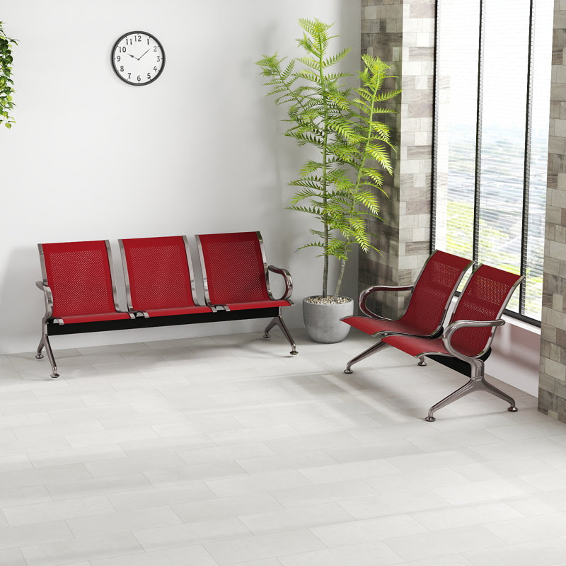 Chaise pour salle d'attente Kinfant, Rouge