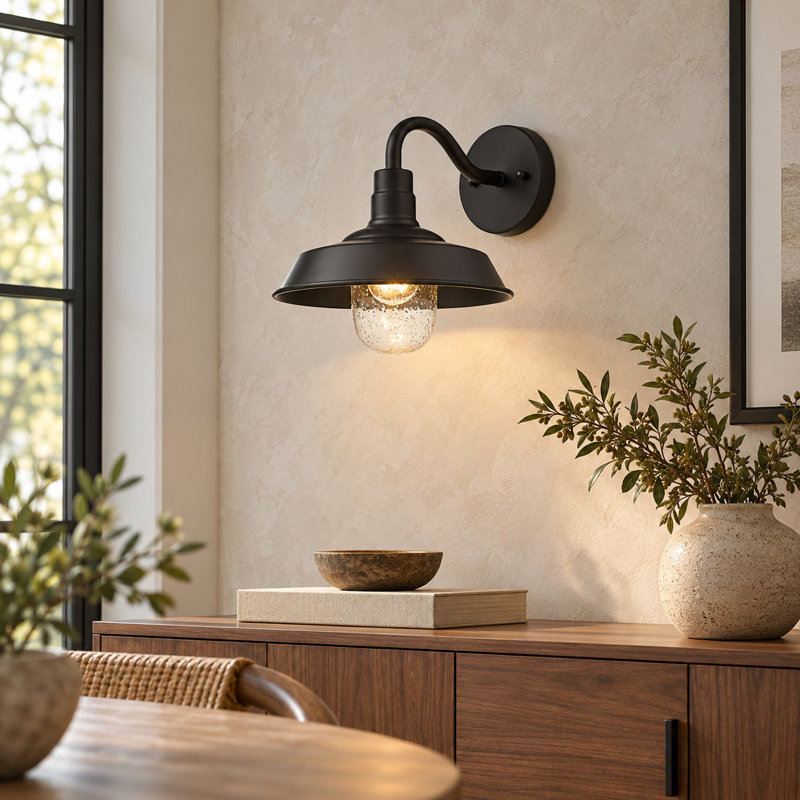 Sussman Metal and Steel Wall Light