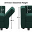 Wylodene 116.6'' Variable Module Velvet Sofa Bed Sectional U Shape Couch with Storage Seat Ottoman-453236871