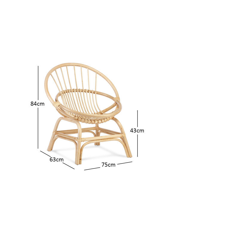 Cave Spring Armchair, Natural