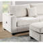 Canapé modulaire en velours côtelé de couleur, chaise longue, siège à coussin, pieds en bois, canapé décoratif en velours côtelé 3 pièces