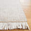 Tapis ivoire / naturel tissé à la main Layth-1628739321