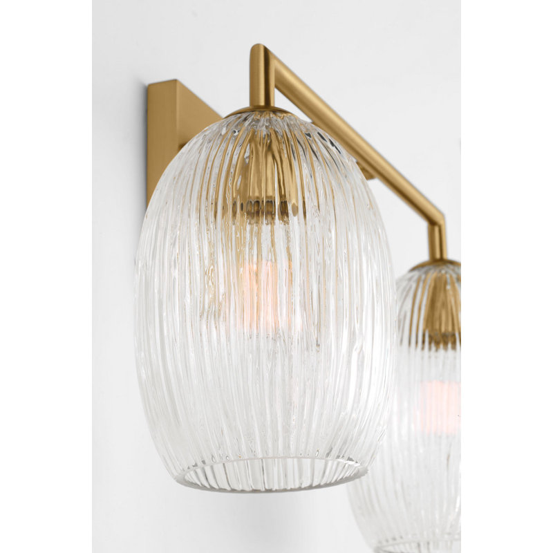 Wilmont Vanity Light, 2, Burnished Brass