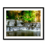 Riverwalk Waterfall Print by Beth Sheridan