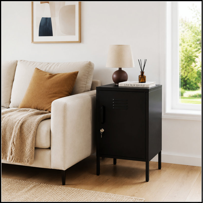 Armoire de rangement multifonctionnelle en métal avec une fabrication en acier durable et une conception compacte pour une organisation efficace