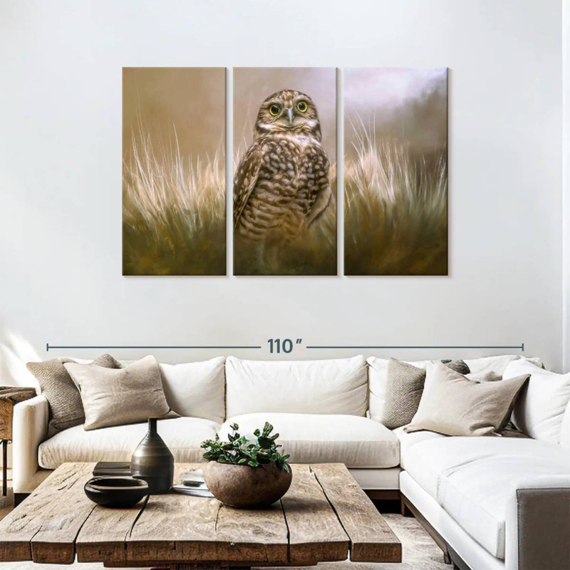 Brampt Owl Be Seeing You, 48" H x 74" W