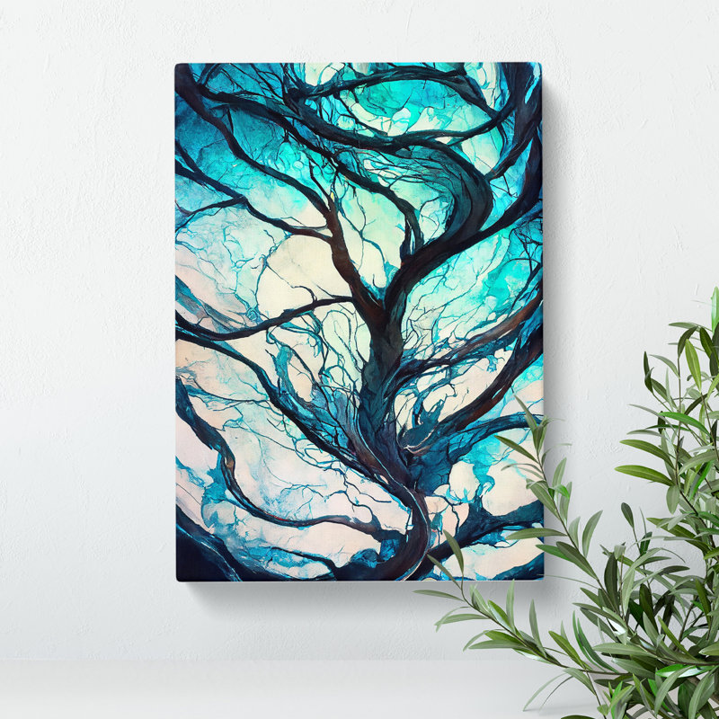 Branches Of A Tree No.2 - Painting, Wrapped Canvas, 50cm H x 35cm W x 3cm D, No Matte