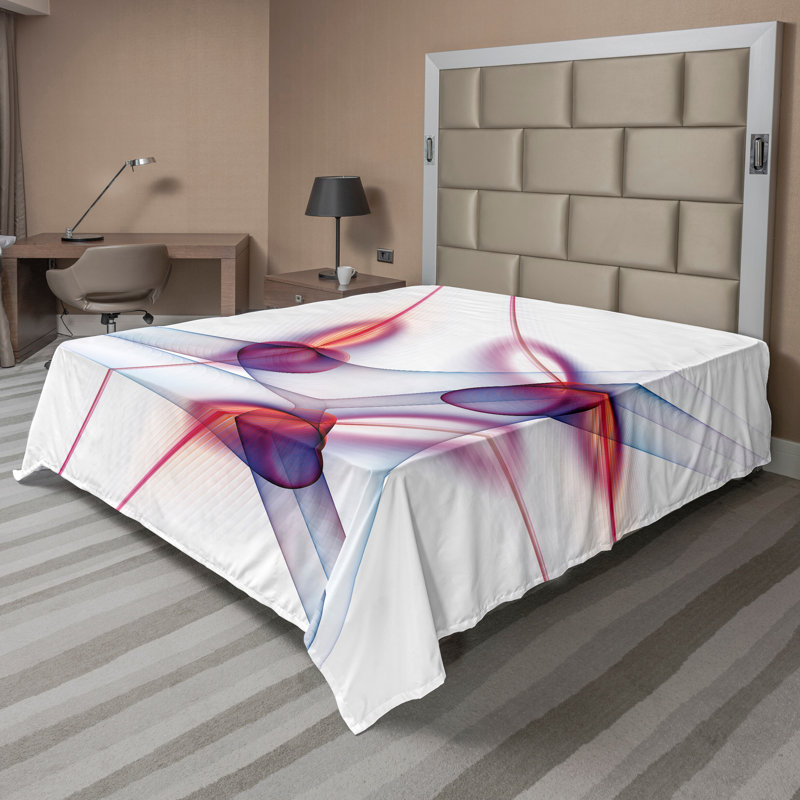 Drap blanc Ambesonne, Drap plat grand