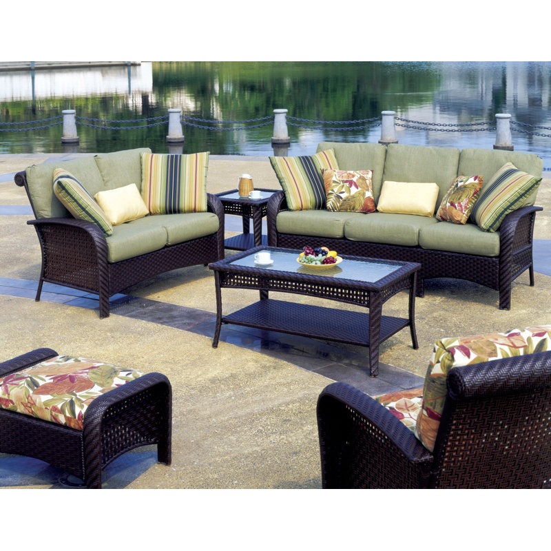 Rashawn Square Glass Outdoor Side Table , 22 " W 22 " D