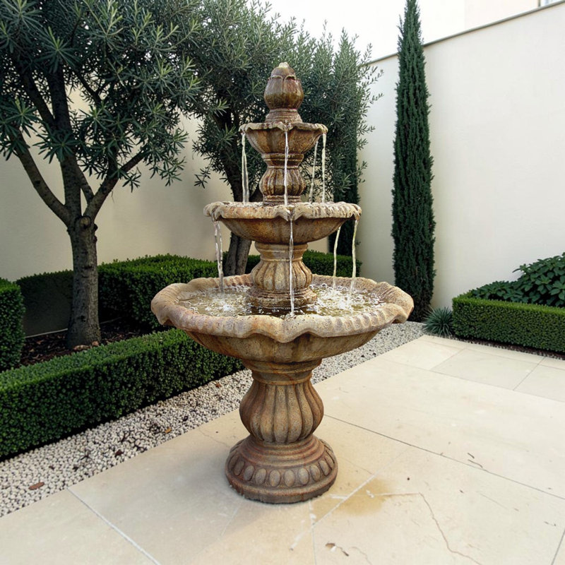 Rialto Floor Fountain, Ancient Rust