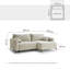 3 Seater Reclining Corner Sofa -683292770-683292797