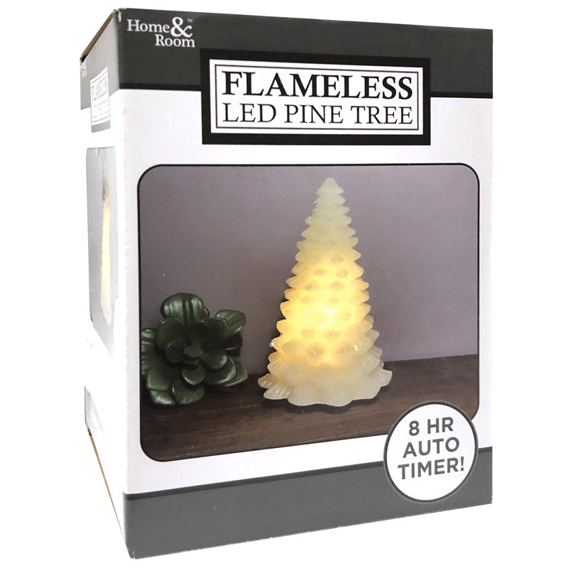 Unscented Flameless Candle, White