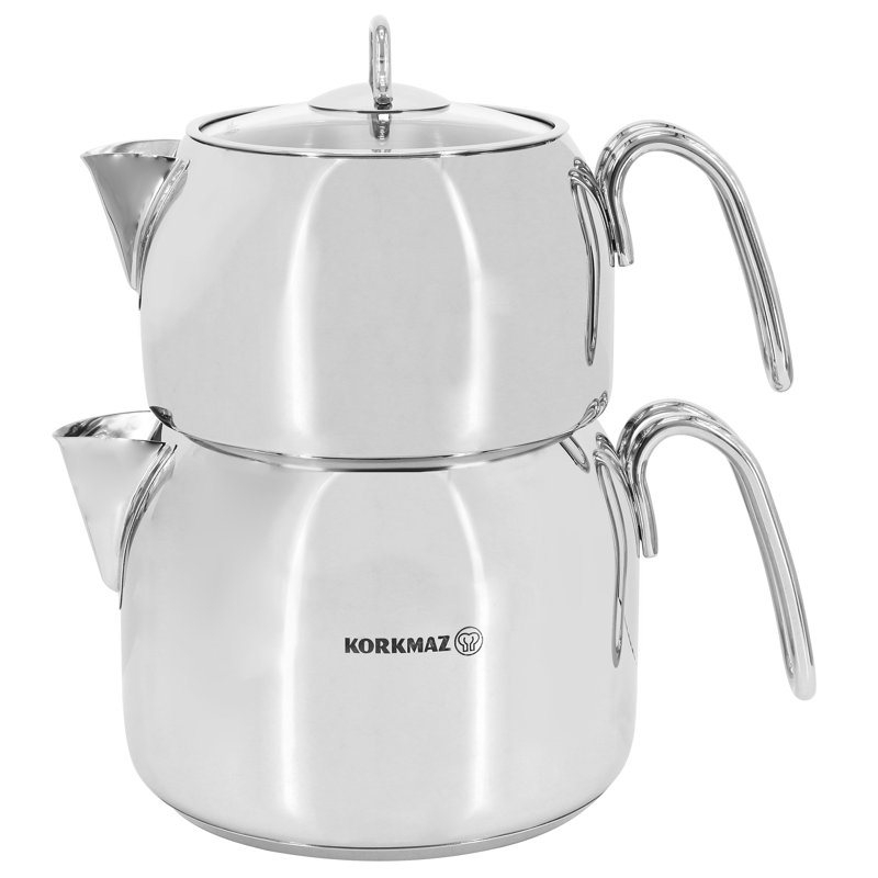 Korkmaz Perla Stainless Steel Teapot, 108