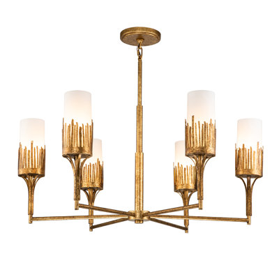 Sawgrass 6 - Light Unique Classic Chandelier