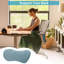 Coussin lombaire ergonomique en mousse à mémoire de forme pour chaise de bureau et siège d'auto-107440500