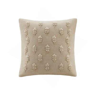 1-Piece 20x20" Cotton Pillow Cover,Linen