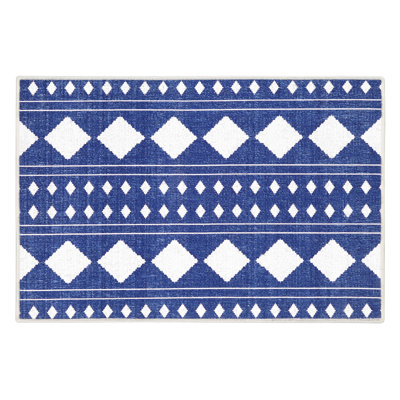 Jaason Geometric Non-Skid Kitchen Mat