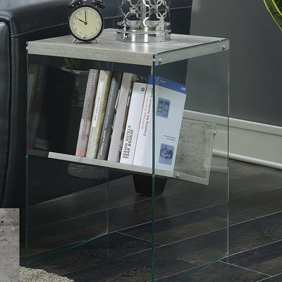 Allegonda Marble Top End Table