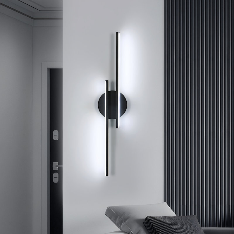 Darlyn 2-Light 60cm Aluminium LED Flush Mounted Sconce, 6500K