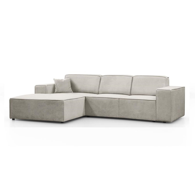 Avionna 4 Seater Sofa & Chaise, Beige, Left Hand Facing