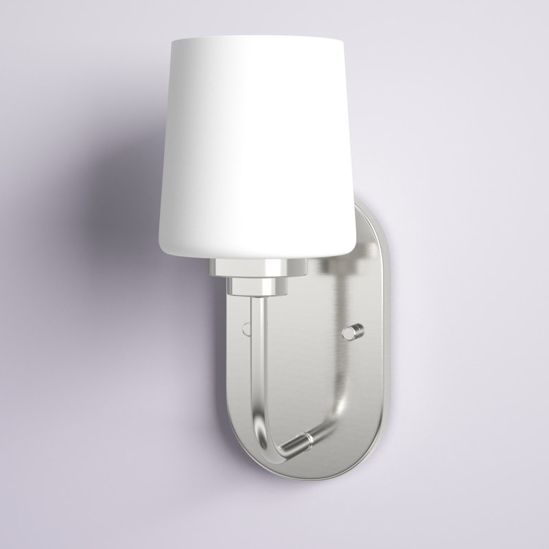 Windom Dimmable Bath Sconce, Brushed Nickel, No