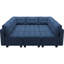  Canapé-lit modulaire en velours 9 pièces Clearance-Buckleton-2103942117