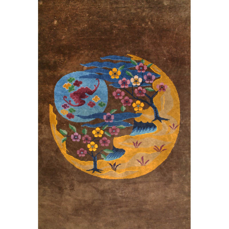 Art Deco One-of-a-Kind 9' X 11'9" Area Rug