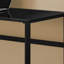 Bureau d'ordinateur, bureau personnel, ordinateur portable, L 48 po, travail, verre trempé, métal, contemporain, moderne-621265199