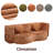 Convertible Sofa Bed with Pillows-659911413