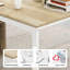 140cm Rotating L-Shaped Desk with 3 Drawers & Storage Shelves - Reversible Home Office Corner Desk-1504224934-1504313203