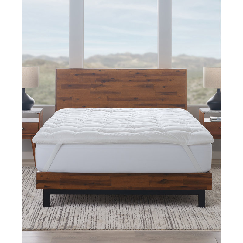 King Size White Cotton Down Comforter Set