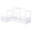 Lit plateforme House avec trois tiroirs de rangement-121082681