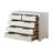 Gafford Pine Solid Wood 41.6 " W 5 - Drawer Dresser