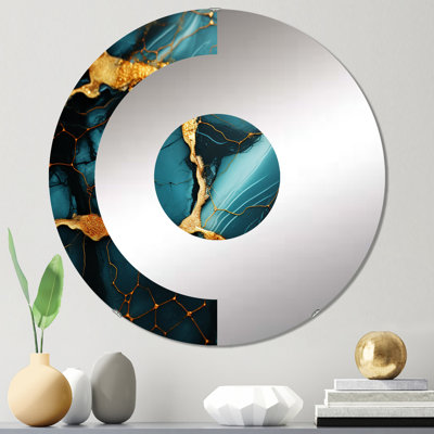 Bryenna - Miroir mural demi-cercle