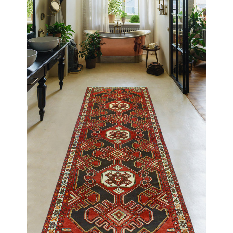 Khylar Distressed Ofelia Charcoal Runner