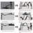 Premium All-Metal Shower System – 12" High-Pressure Rainfall Shower Combo With Adjustable Extension Arm-112658795