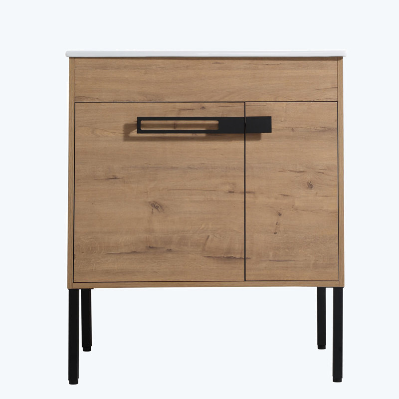 29.30'' Single Bathroom Vanity Base Only