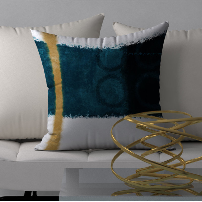 Housse de coussin carrée/insert, 18 po x 18 po