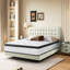 Matelas de 12 pouces dans une boîte - avec mousse à mémoire de forme froide, housse 100, bord solide, fermeté moyenne, pour le confort de tous les utilisateurs